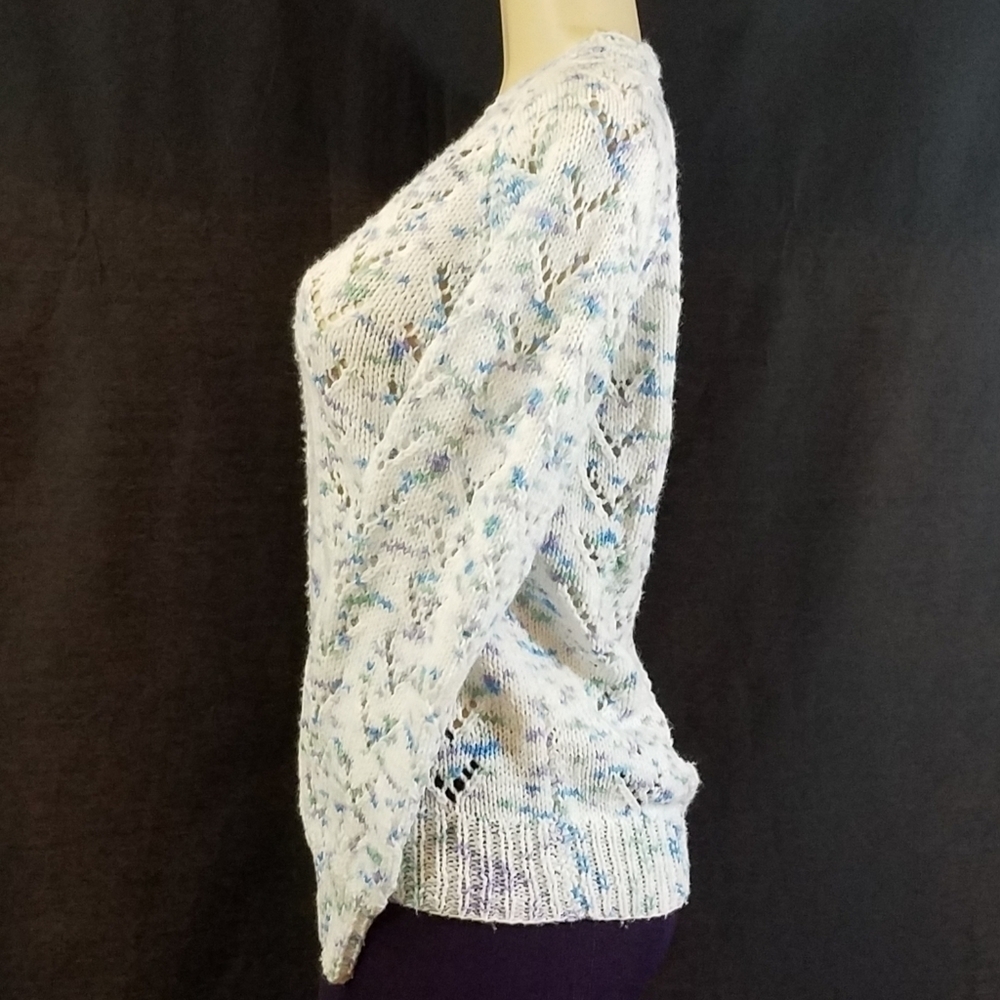 HAND-CRAFTED Lacy Sweater - Picture 2 of 5